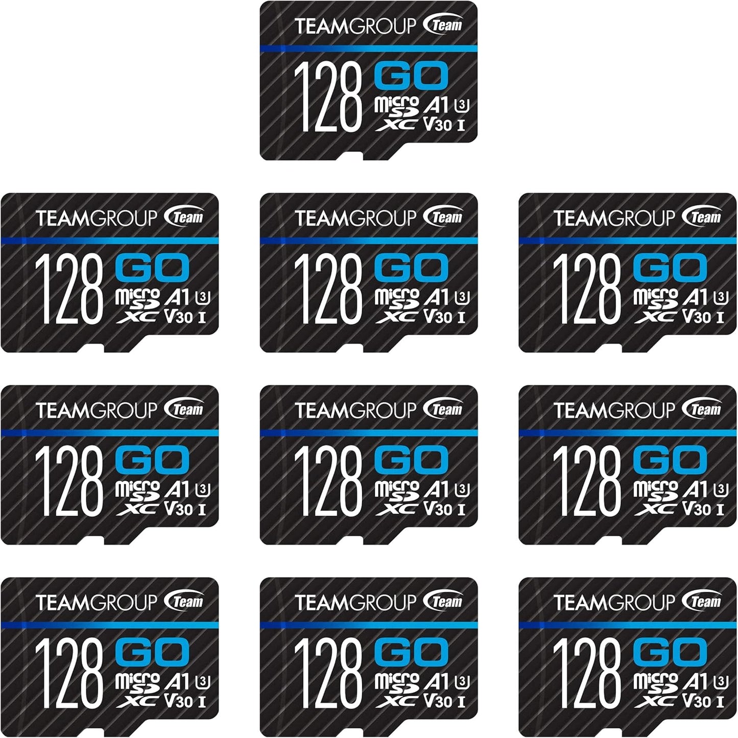 TEAMGROUP GO Card 128GB Micro SDXC for Action Cameras & Drones