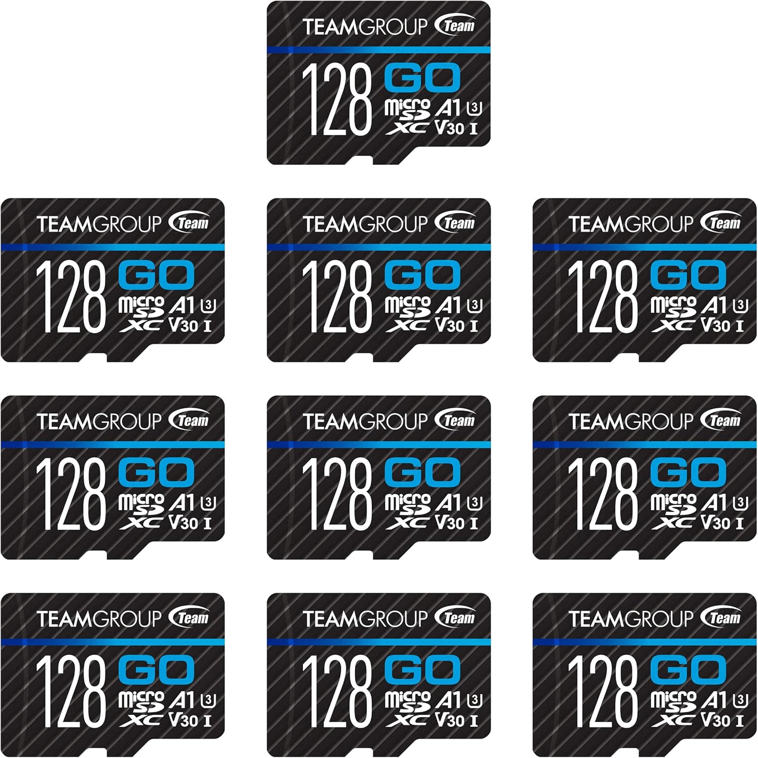 TEAMGROUP GO Card 128GB Micro SDXC for Action Cameras & Drones