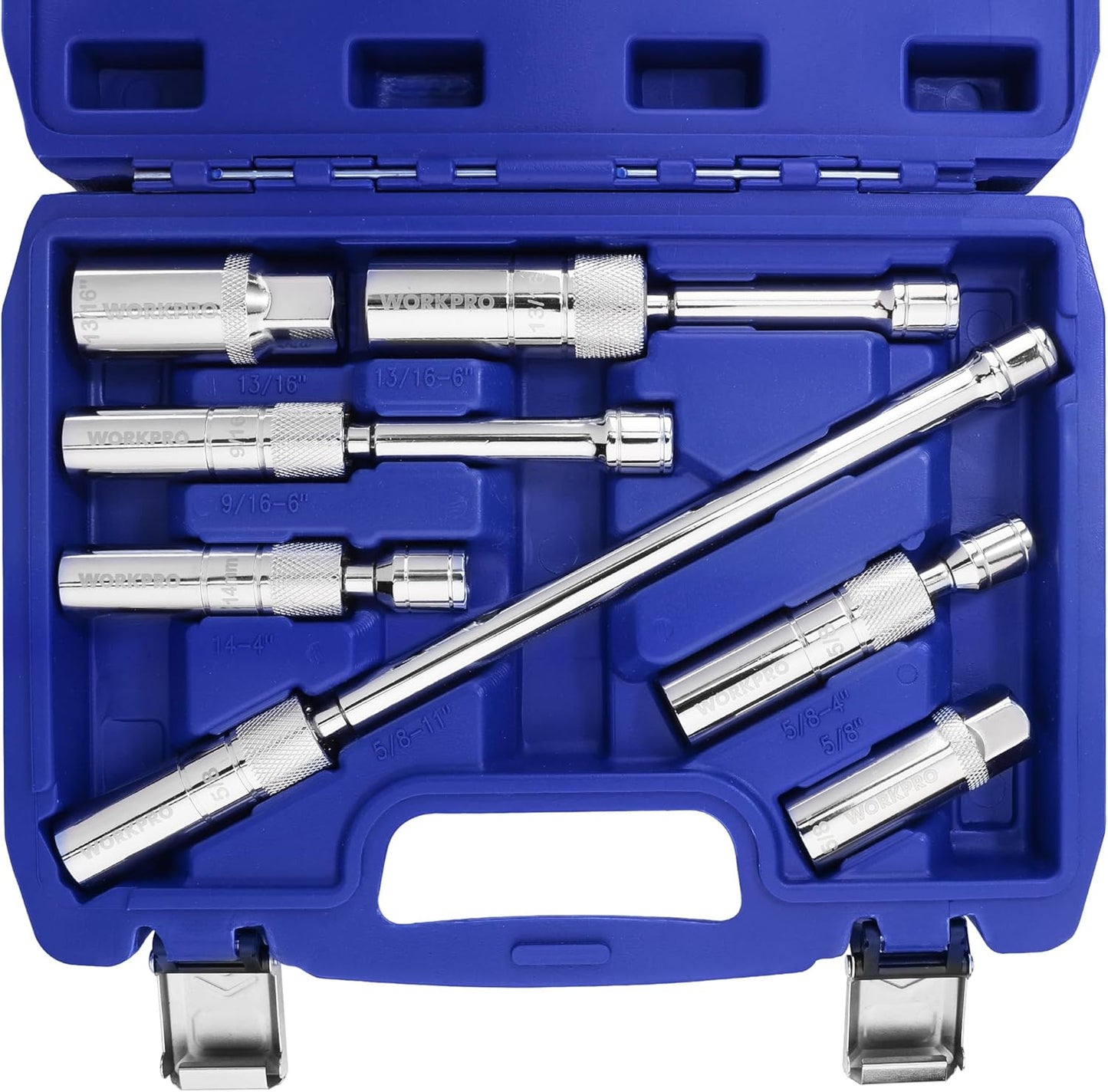 WORKPRO 7 PCS Magnetic Swivel Spark Plug Socket Set Review