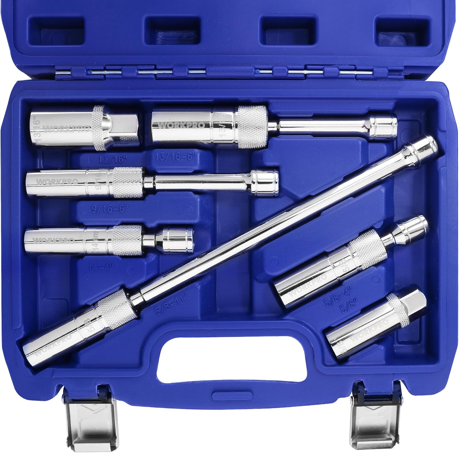 WORKPRO 7 PCS Magnetic Swivel Spark Plug Socket Set Review