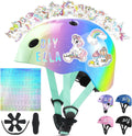 Vvinca Toddler Kids Bike Helmet for Ages 1-8 - Adjustable, Sticker Kit