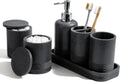 Bathroom Accessories Set 6-Piece Bathroom Accessory Set - Modern Stone