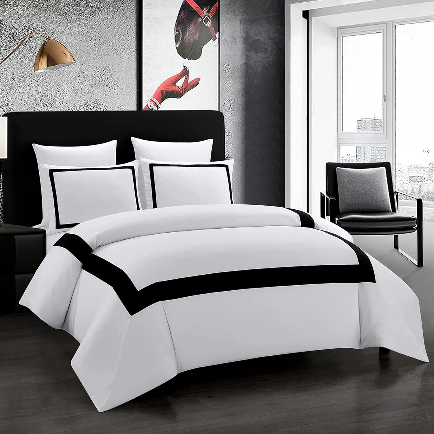 OSVINO Hotel Duvet Cover Set King Size Ultra Soft Bedding