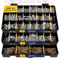 2300 Pieces Hardware Assortment Kit - Metric & SAE Fastener Set