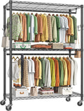 Simple Trending Heavy Duty Clothing Rack - Rolling Garment Rack