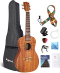 23 Inch Concert Ukulele for Starter - Handcrafted Mahogany Tone