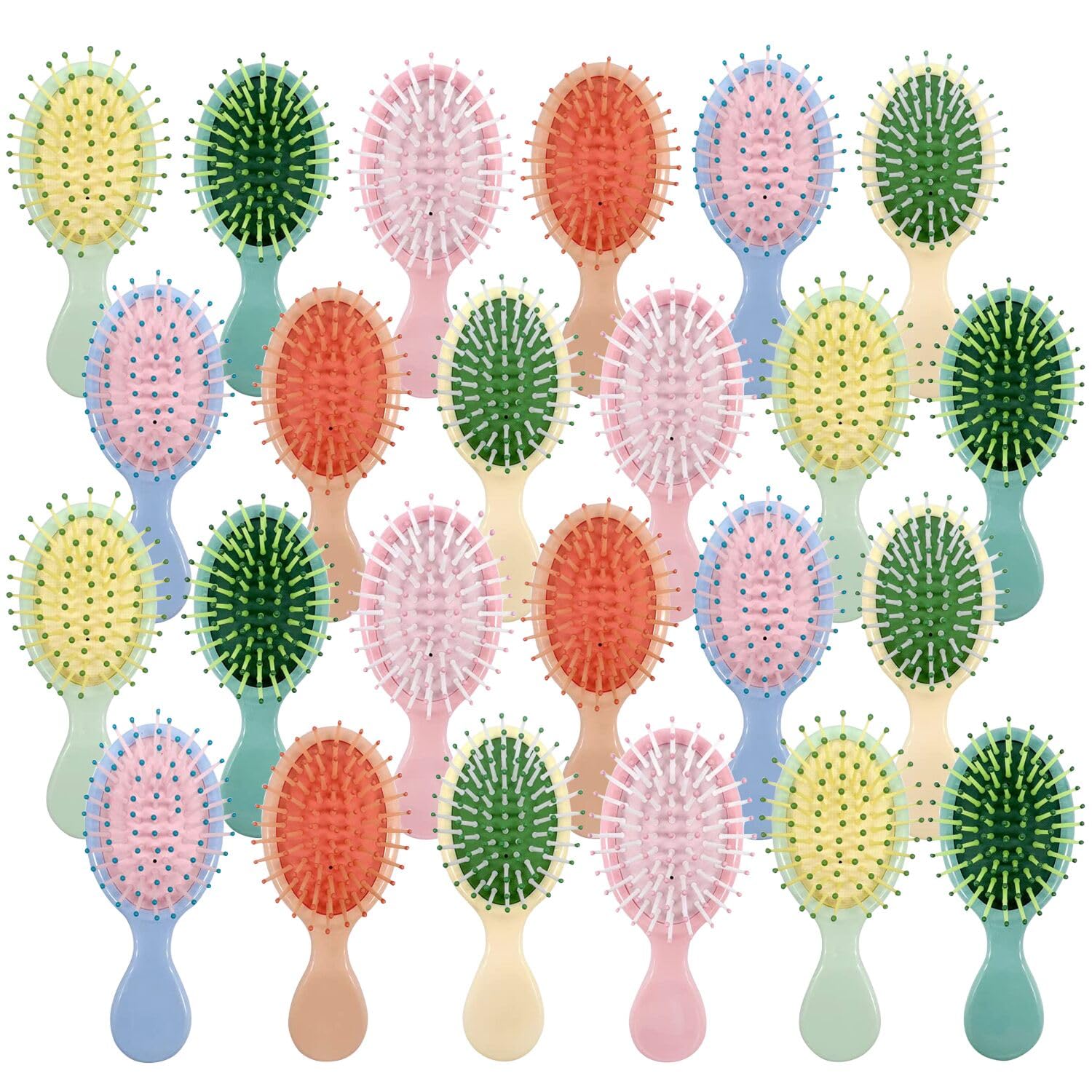 Mini Wet Hair Brush for Travel, Detangling, and All Hair Types