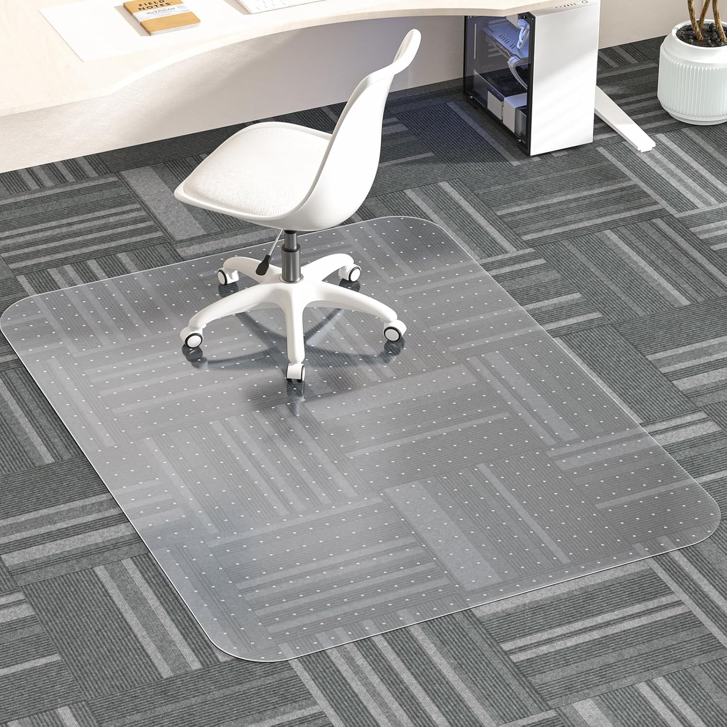 Office Chair Mat for Carpet Protection, Clear and Durable Design