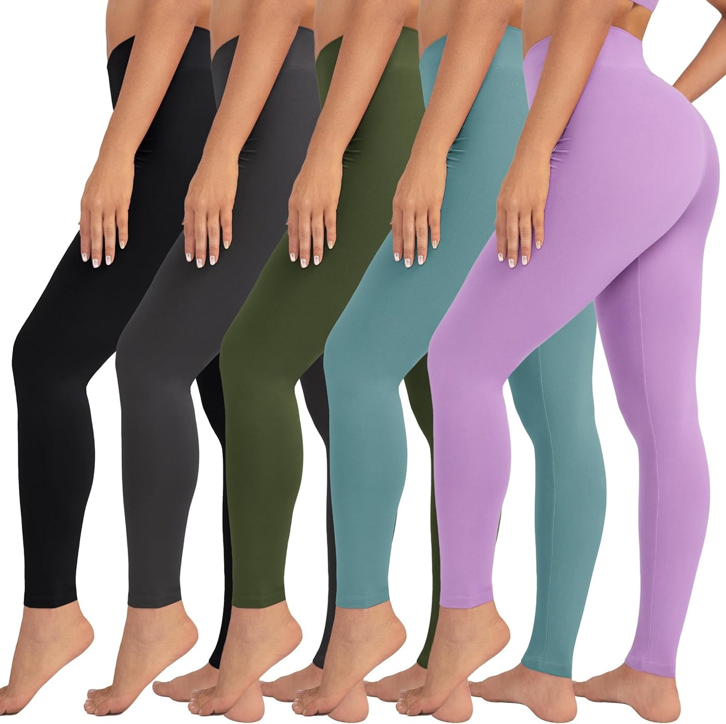 VALANDY High Waisted Leggings for Women - Tummy Control Fit