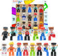 Playmags Large Magnetic Figures Community Set of 15 Pieces - Diverse