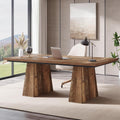 Tribesigns 63-Inch Executive Desk - Spacious Modern Office Workstation