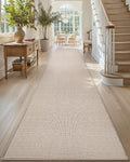 Color&Geometry Door Mat 3 ft x 8 ft Runner Rug - Non Slip Washable