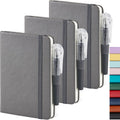 Small Pocket Notebook Journal 3 Pack A6 Mini Notepad - Compact Travel