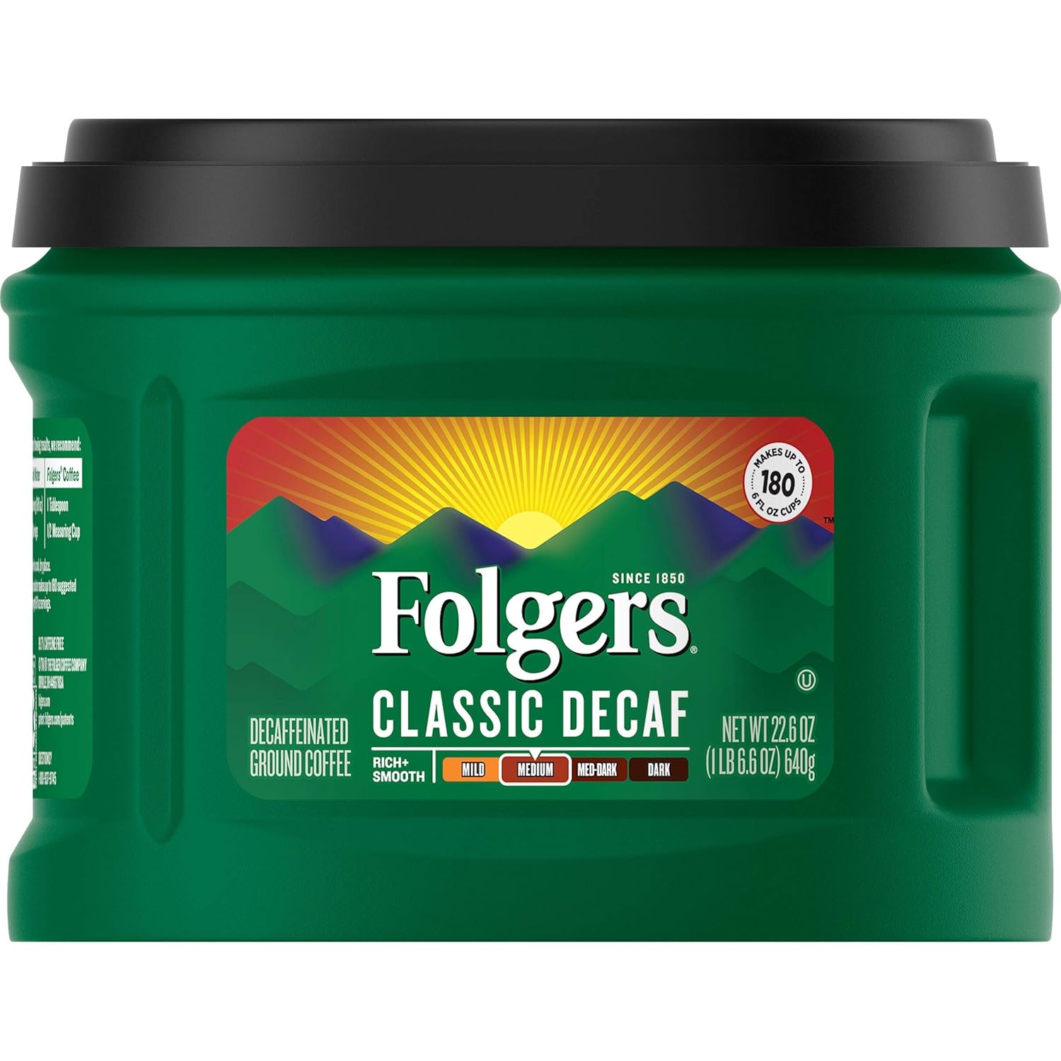 Folgers Classic Decaf Medium Roast Ground Coffee - 6 Pack