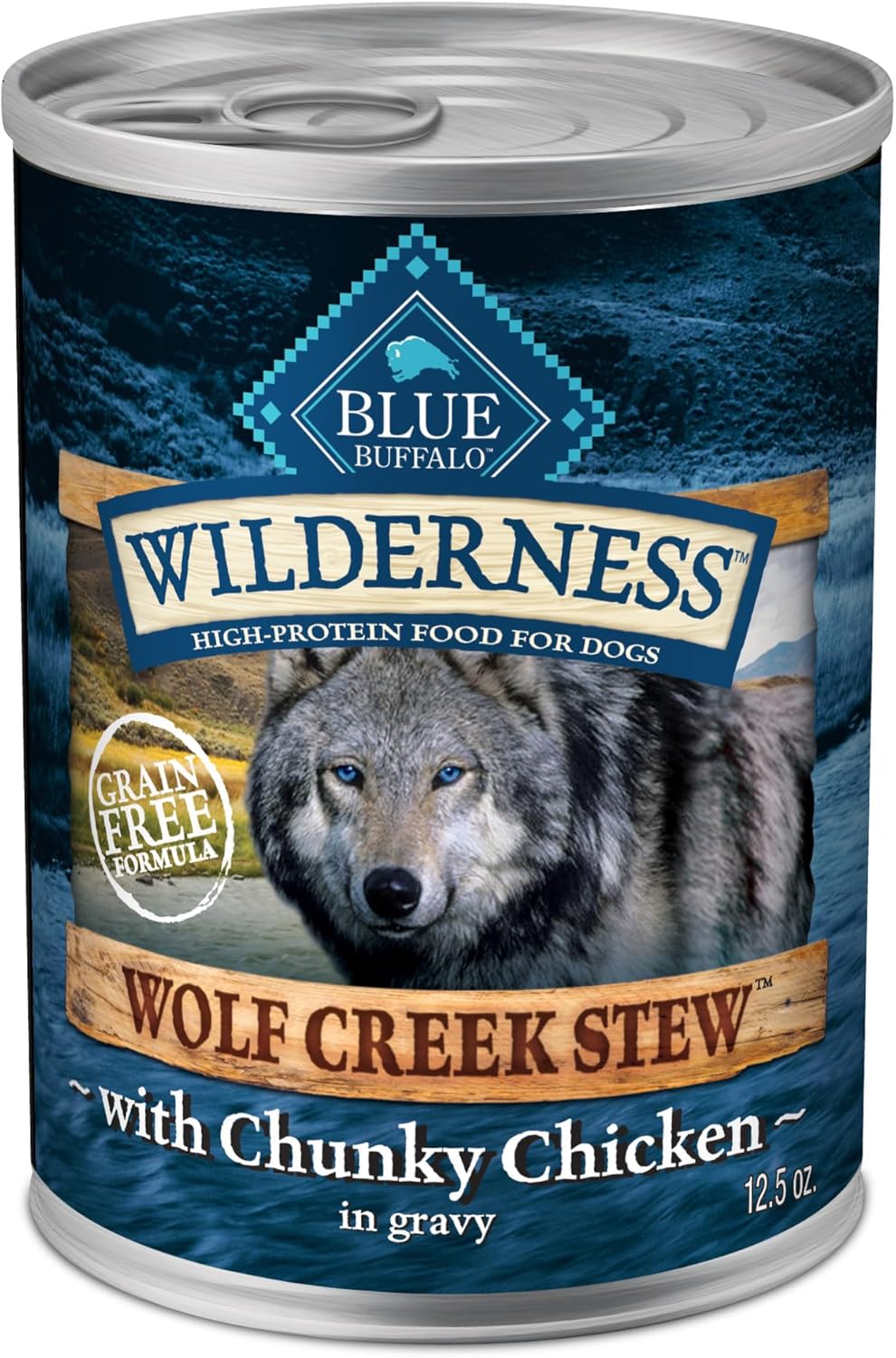Blue Buffalo Wilderness Wolf Creek Stew High Protein Dog Food