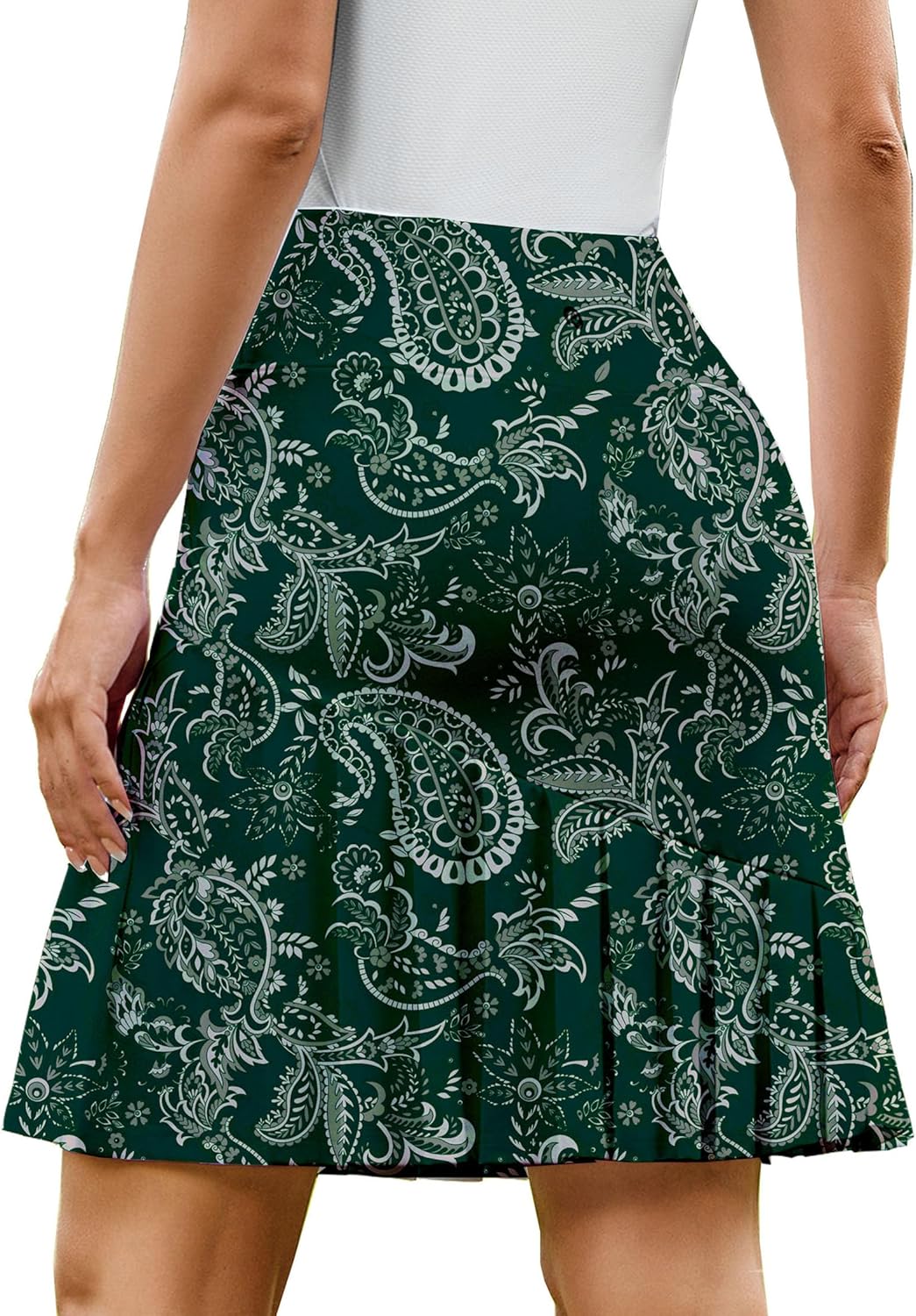 PINSPARK Golf Skirts for Women with High Waisted Tummy Control