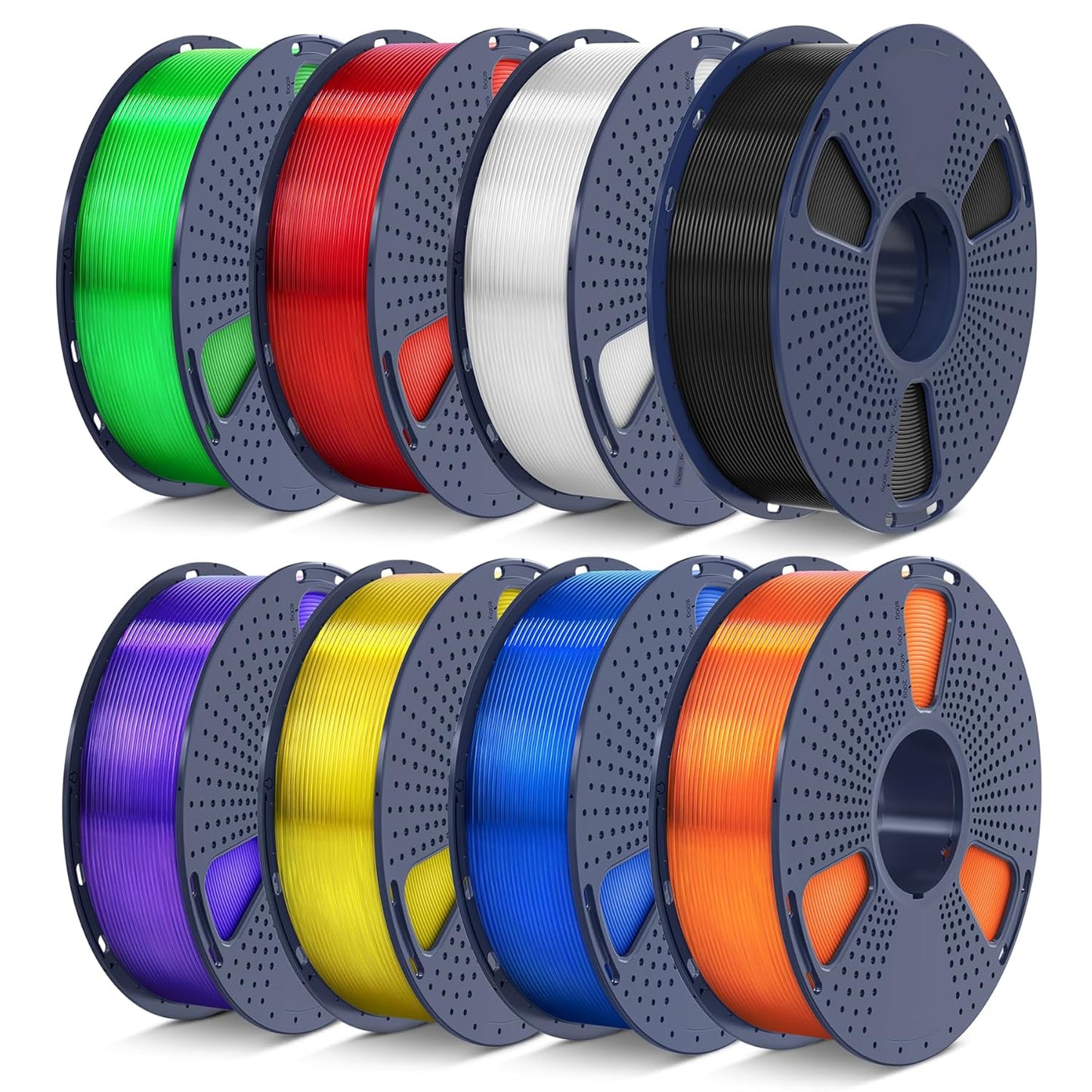 SUNLU PLA Filament Bundle 1.75mm 8 Pack for 3D Print