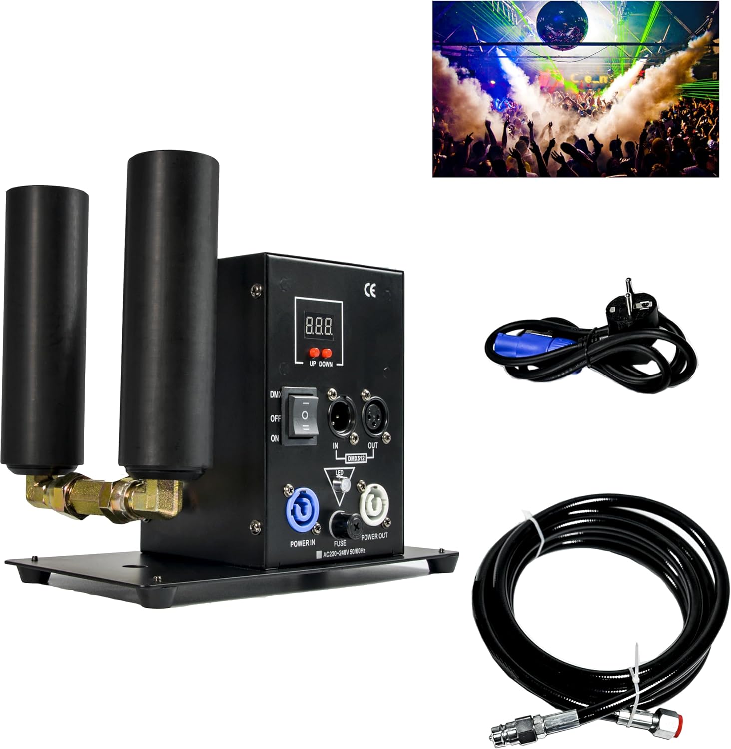 2Head CO2 Fog Machine for Stunning Effects at Events