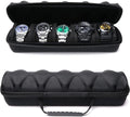 5 slots Hard men's watch travel case - Compact protector for large