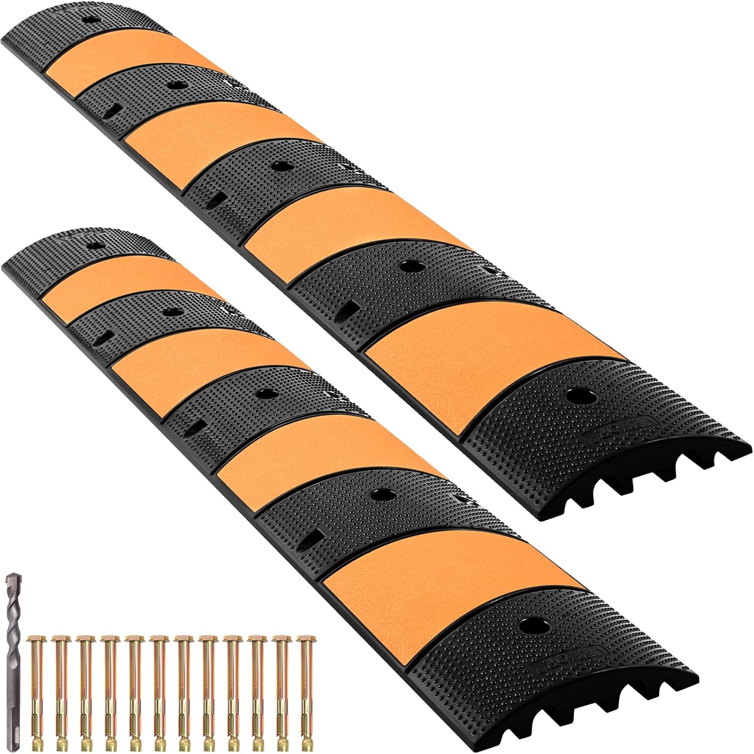 VEVOR Rubber Speed Bump for Heavy Duty Traffic Control