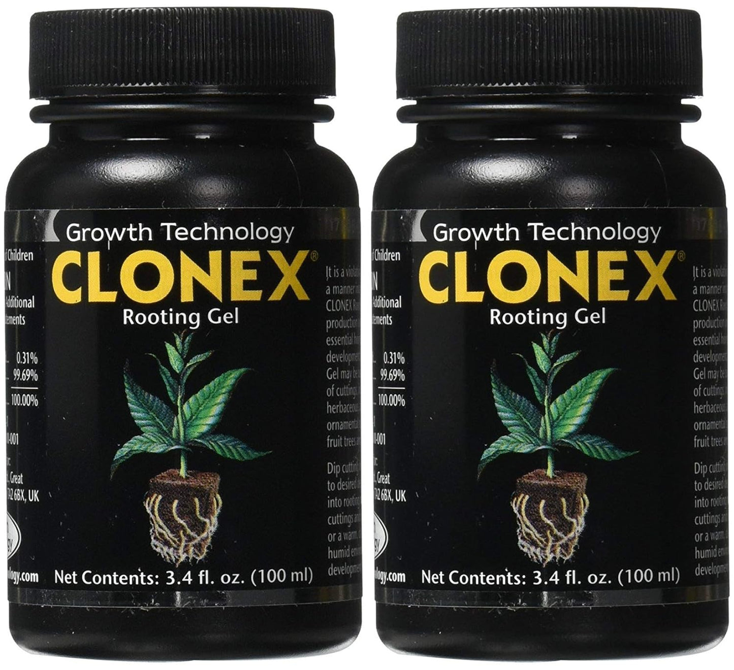 Clonex Rooting Gel 100 ml, 2 Pack for Effective Rooting