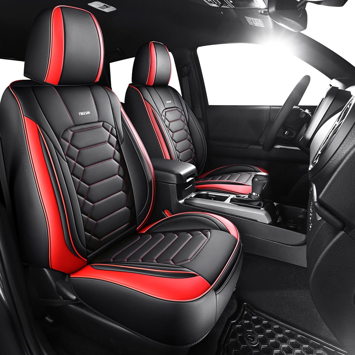 FREESOO Tacoma Seat Covers Custom Fit for Toyota Tacoma 2016-2023