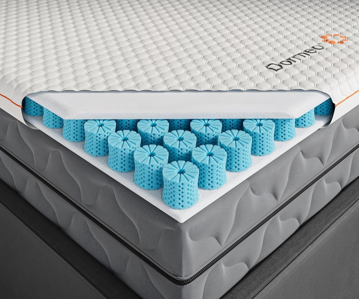 Dormeo Premium Twin Cooling Mattress Topper with 3-Zone Support