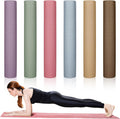 Timgle 6 Pack Yoga Mats 68 x 24 in Non Slip 4 mm - Bulk Colors