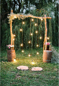 Rustic Wedding Backdrop 6.5x10 ft Vinyl Photo Background - Realistic