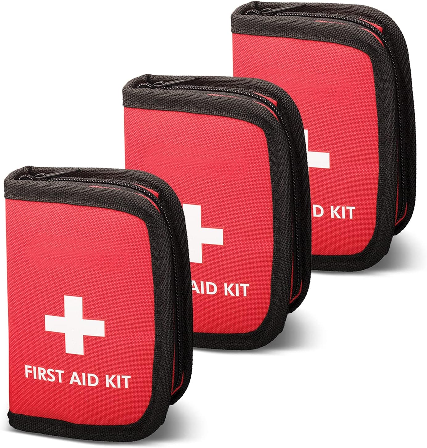 Compact First Aid Kits - 45 Pieces Each, Emergency Essentials for Family Care