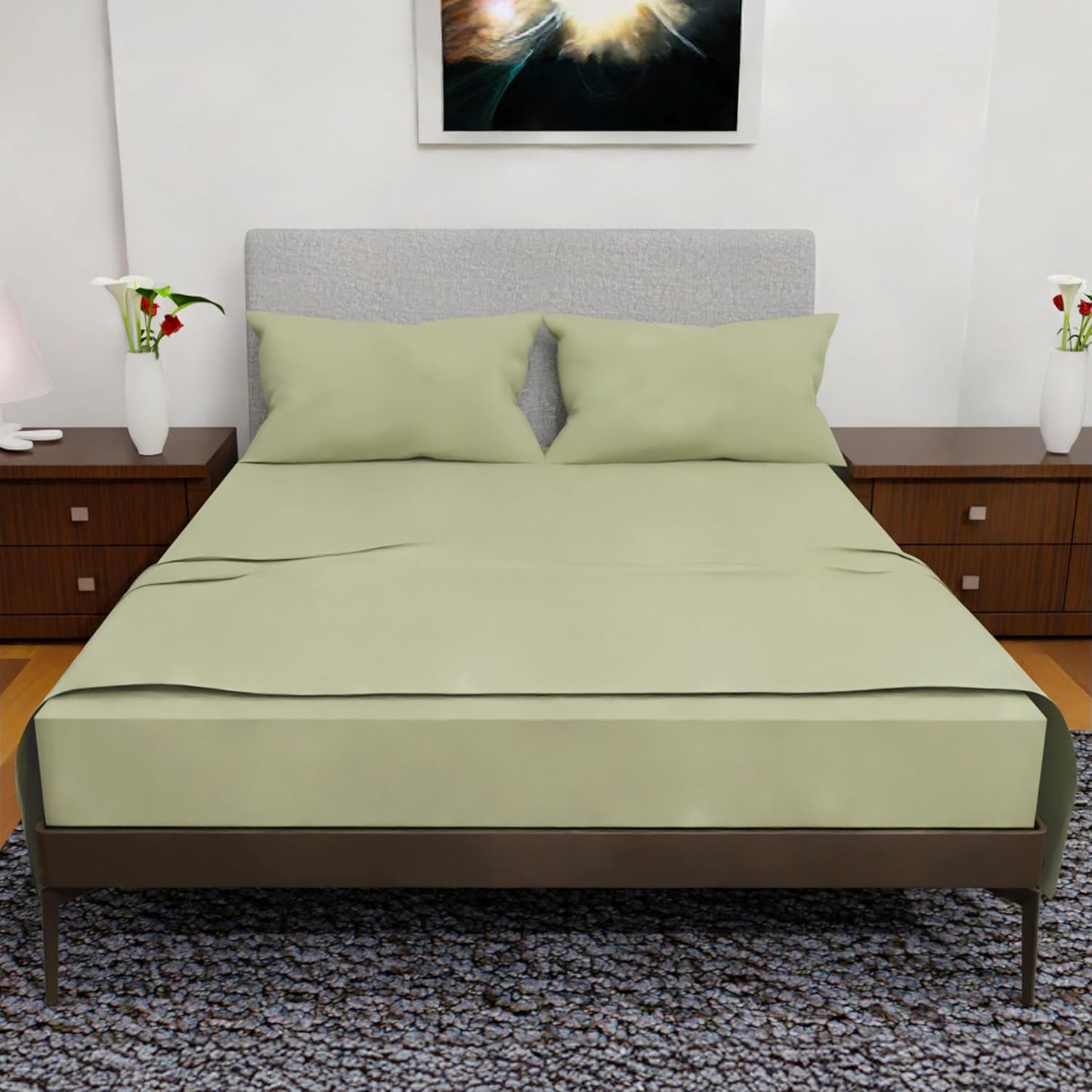 King Size Sheets Set - 4 Piece Bedding for Ultimate Comfort