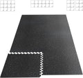 HAPBEAR 0.56in Thick 12-Piece Exercise Equipment Mats - Durable Gym