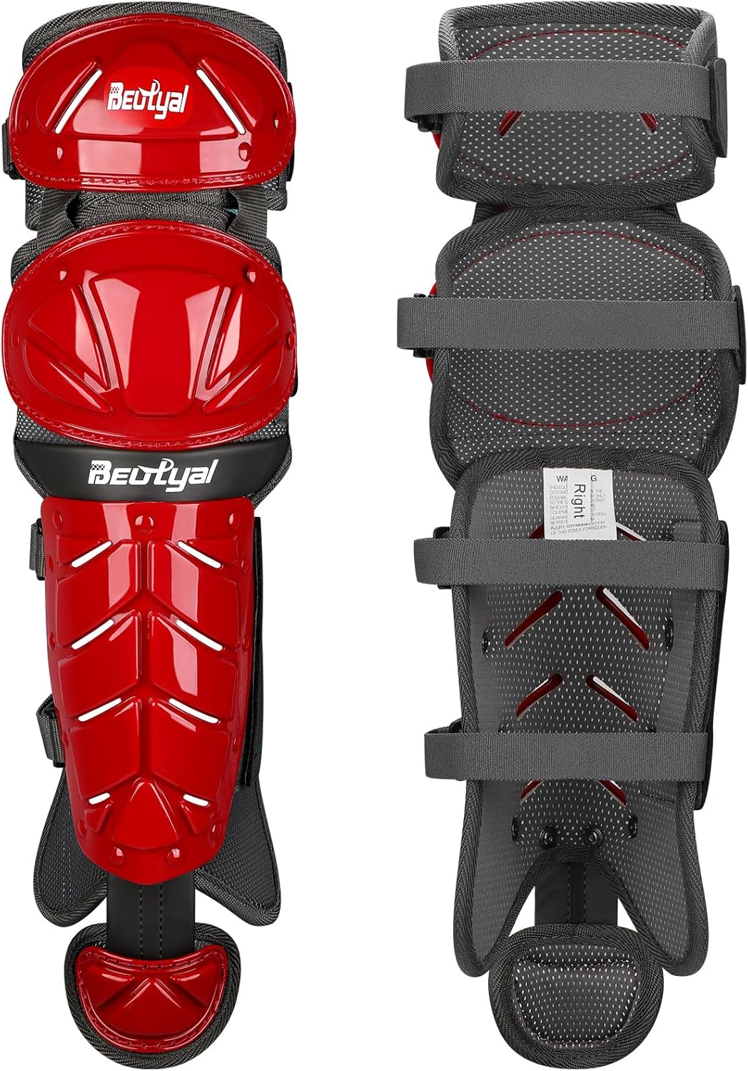 Baseball Softball Catcher Leg Guards for Youth and Adult Use