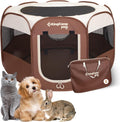 Portable Foldable Dog Playpen for Indoor and Outdoor Use