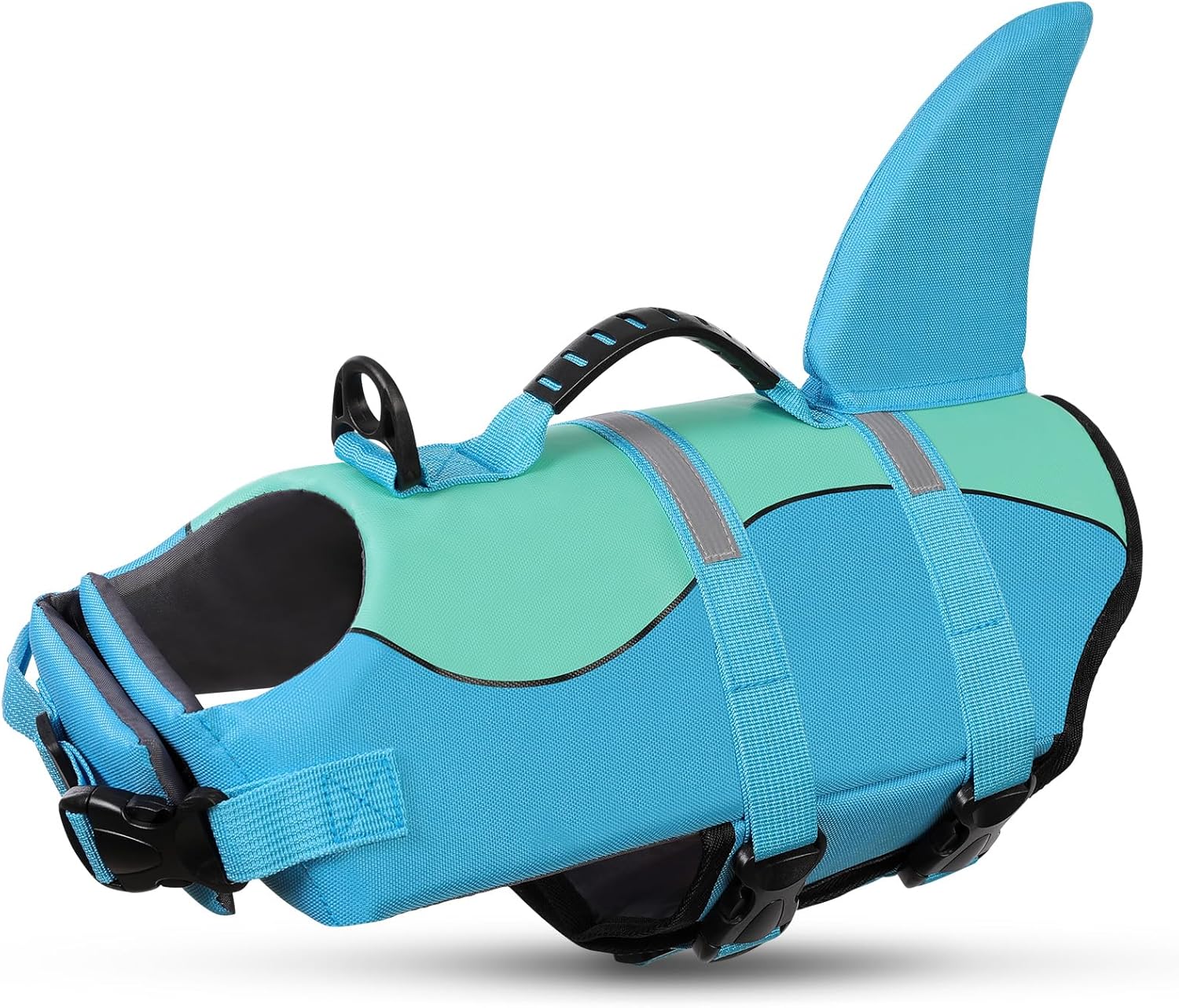 Queenmore Shark Dog Life Jacket for Safe Swimming Adventures