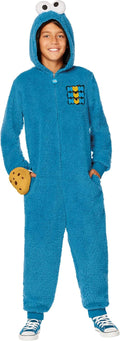 Cookie Monster Jumpsuit Costume for Kids - Official Sesame Street