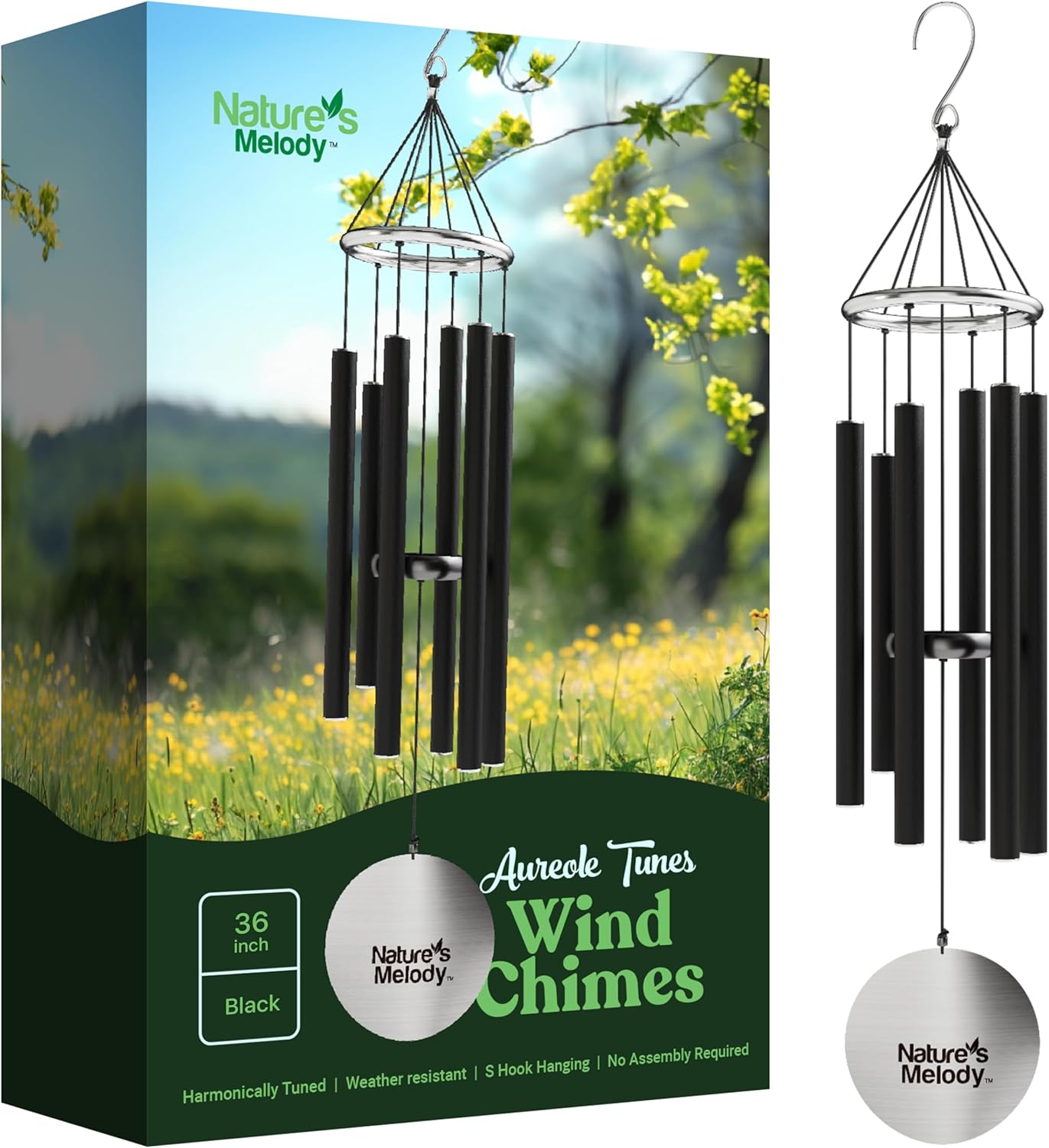 Nature's Melody Wind Chimes for Outdoor Zen Gardens and More