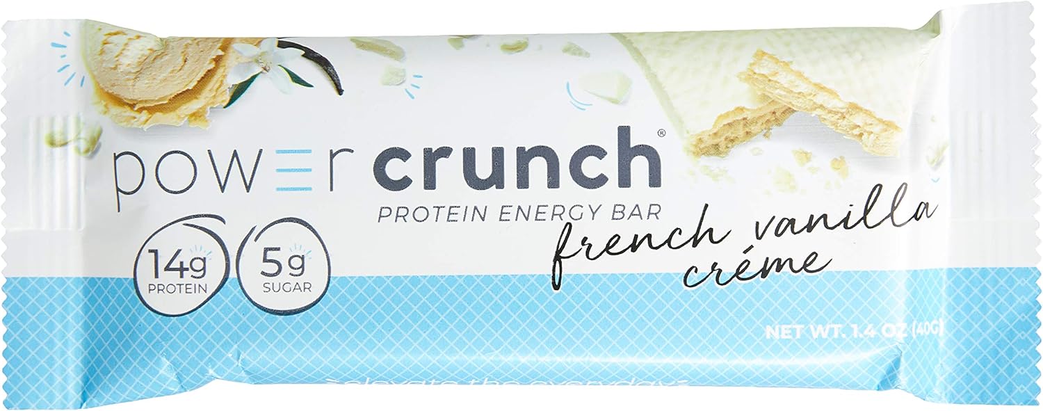 Protein-packed Energy Boost: Power Crunch French Vanilla Bar