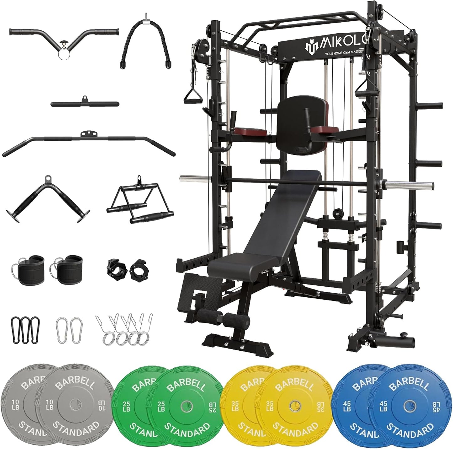 Mikolo Smith Machine: Ultimate Home Gym Powerhouse