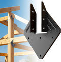 20pcs Black Hurricane Ties for Rafter 13-Gauge - Heavy Duty Rafter