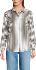 Women's Lands' End Long Sleeve Cord Shirt for Everyday Comfort