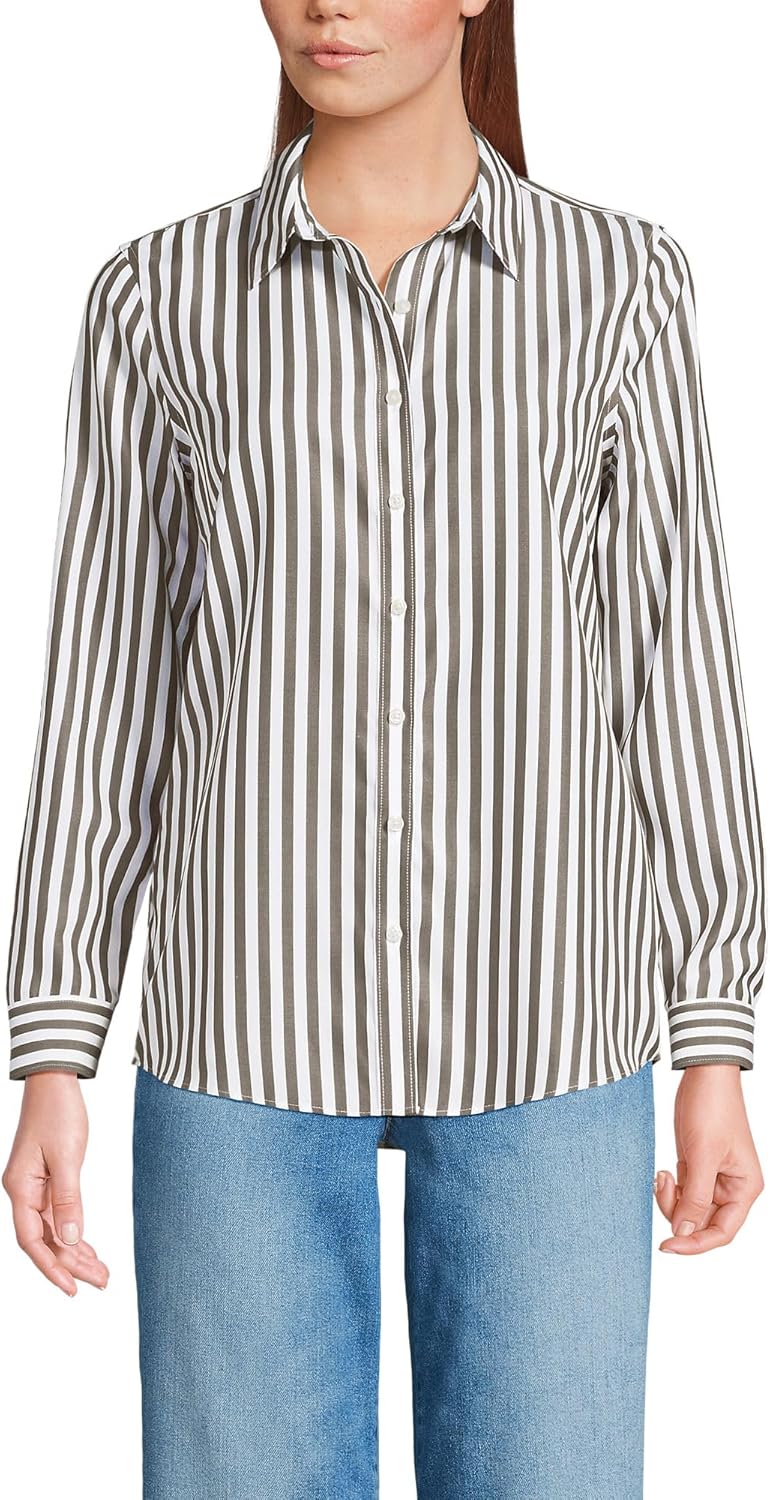 Lands' End Women's Pinwale Cord Long Sleeve Shirt Review