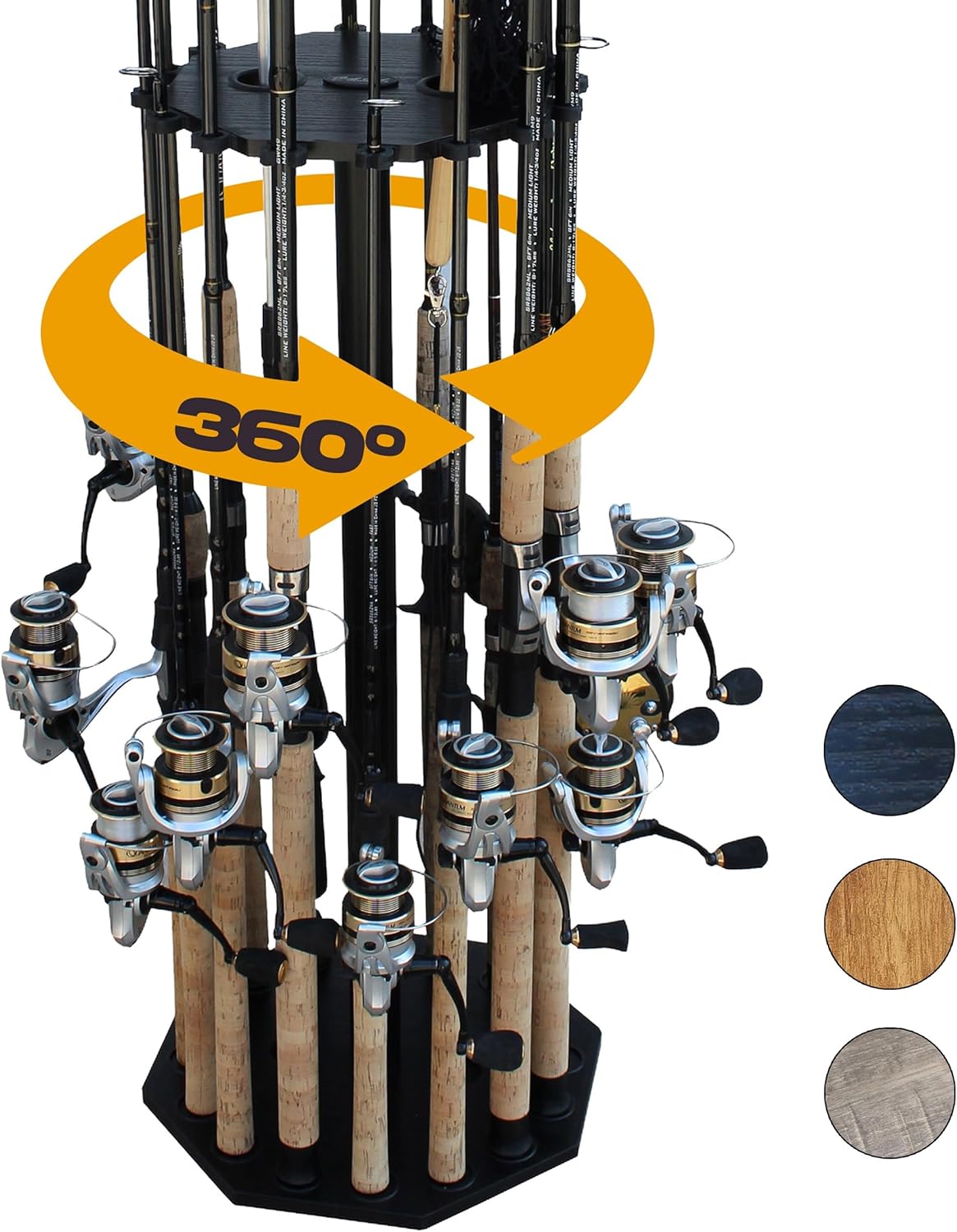 Rush Creek 16-Rod Holder: Garage Fishing Organization