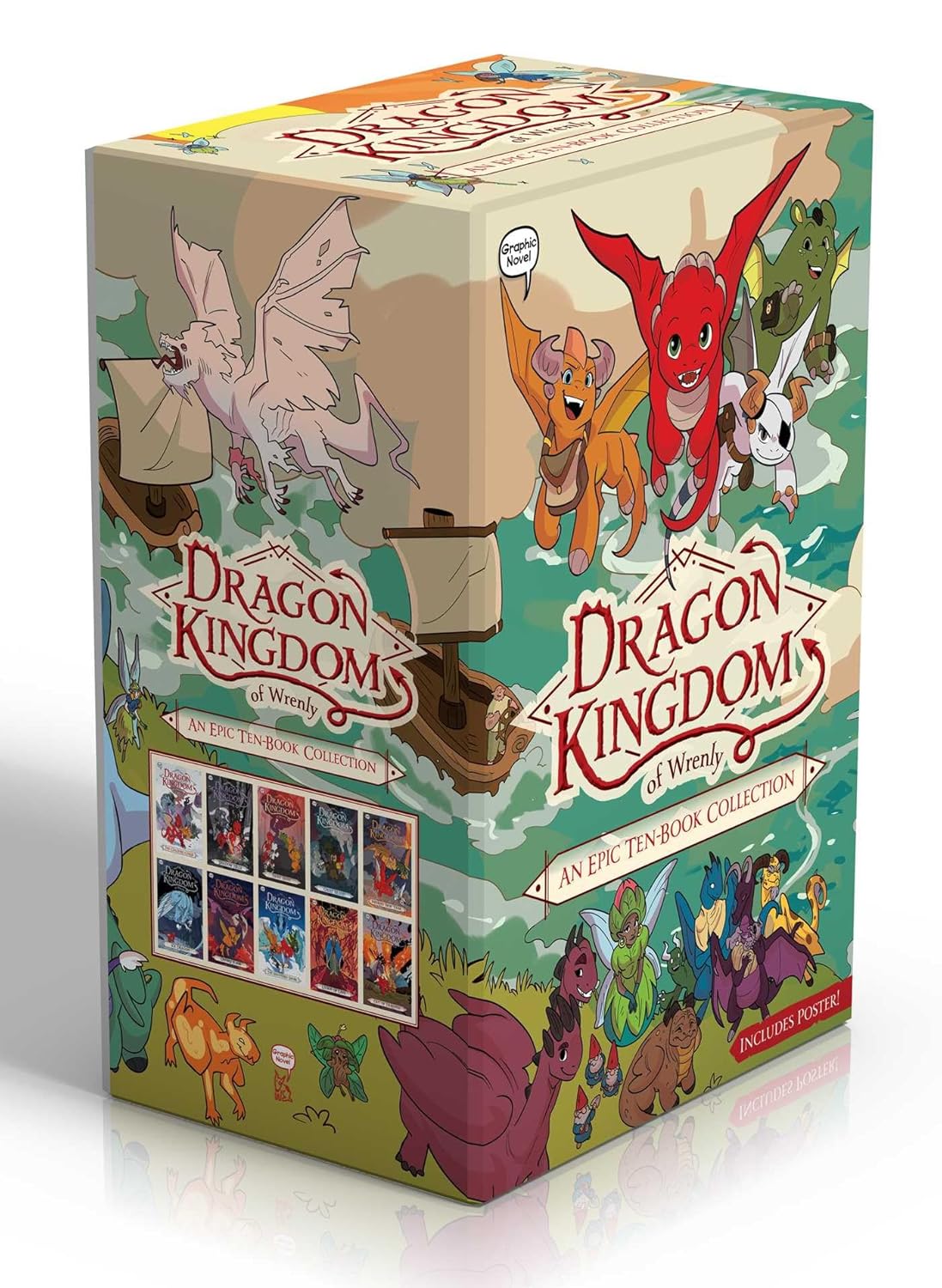 Dragon Kingdom of Wrenly Ten-Book Collection with Poster
