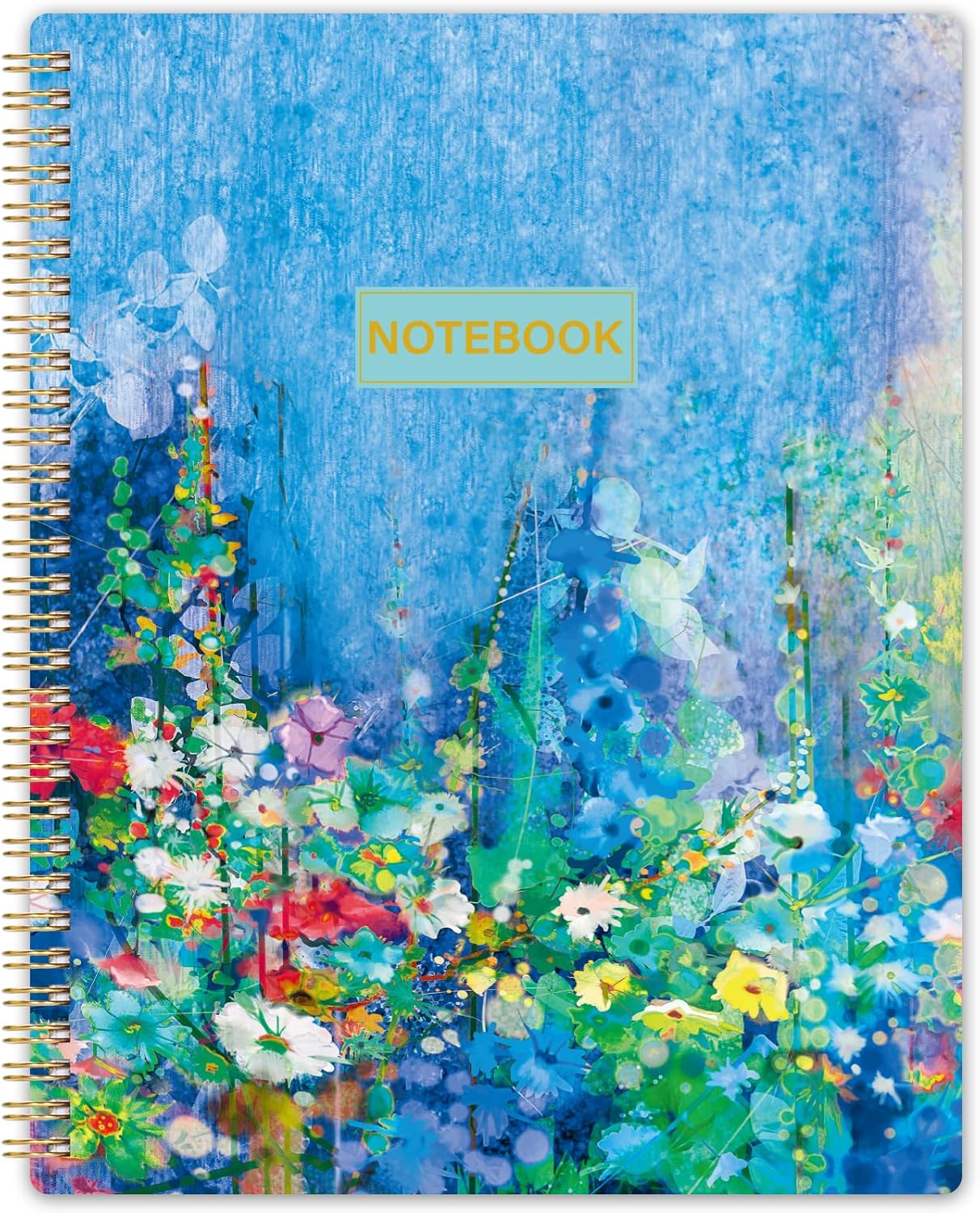 Professional Spiral Notebook - Thick Pages, Back Pocket, 110 Pages - WowYoga