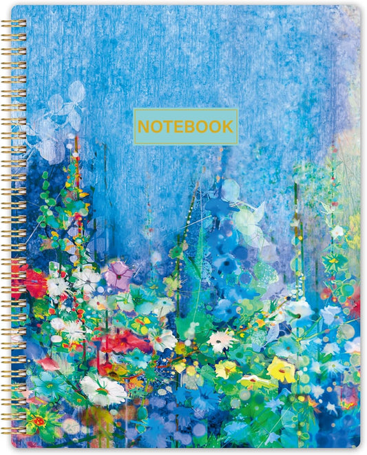 Professional Spiral Notebook - Thick Pages, Back Pocket, 110 Pages - WowYoga