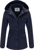 WenVen Women's Cotton Military Jacket for Casual Style and Comfort