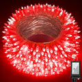 1500LED 470ft Red Christmas Lights Outdoor Use - Extra-Long Coverage