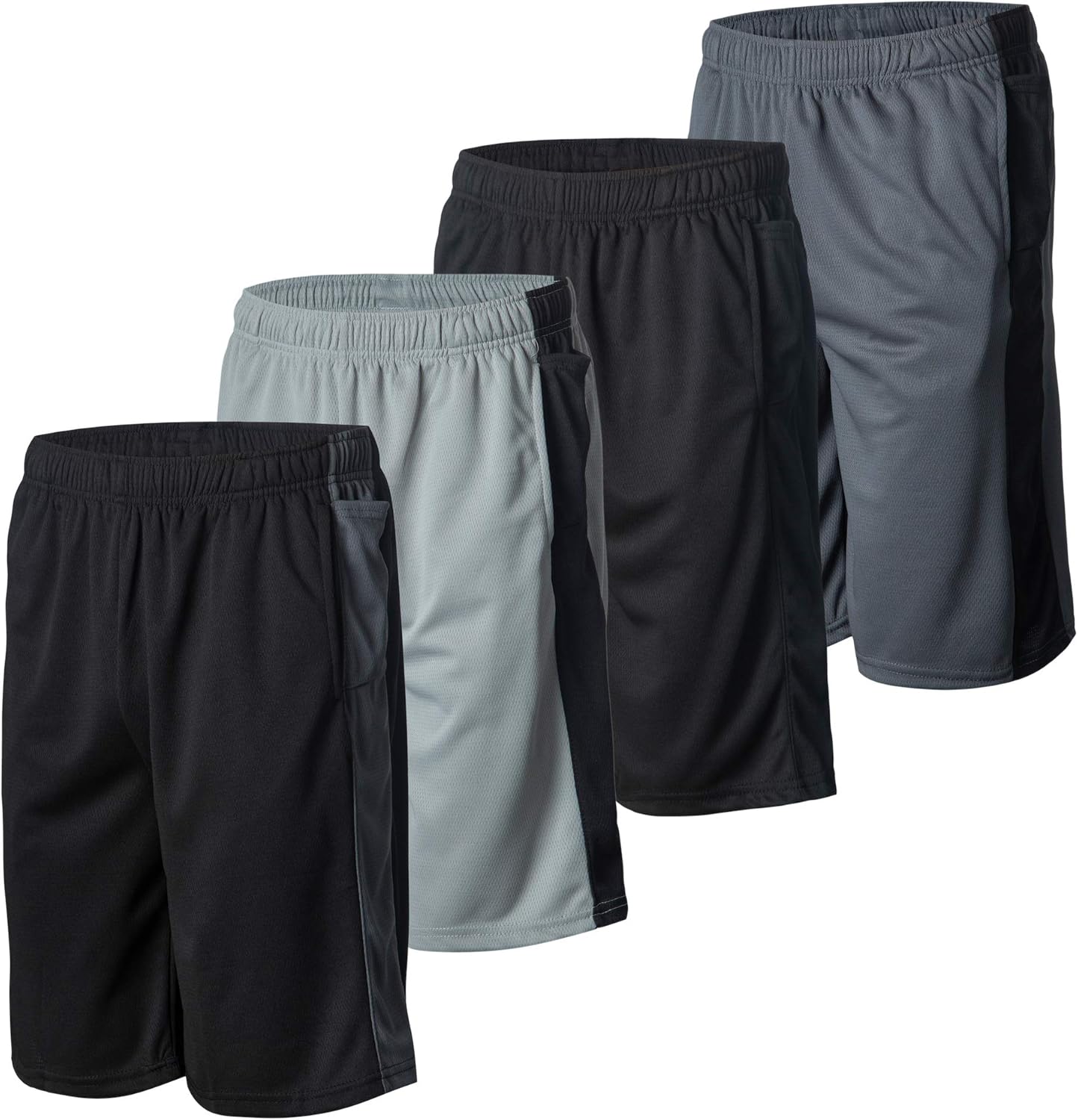 Men's Dry-Fit Sweat Resistant Athletic Performance Shorts
