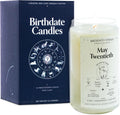 Birthdate Candles May 20 Taurus Scented Candle - Earthy Woods